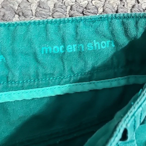 Sonoma Linen Blend Women's Teal Shorts Sz 6 - Picture 6 of 11